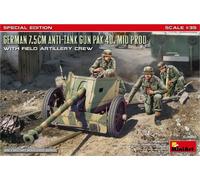 Miniart 53010 1:35 German 7.5cm Anti-Tank Gun PaK 40 Mid Prod Kit