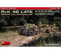 Miniart 1:35 - German 7.5 PaK 40 Late w/Elite Crew