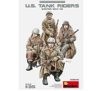 Miniart 53045 1/35 U.S. Tank Riders (Winter 1944-45) PLASTIC MODEL KIT