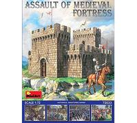 MiniArt 72033 Assault of Medieval Fortress, Historical Miniatures 1/72 Scale Model Kit
