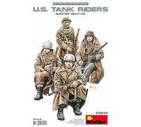 Miniart Military 1:35 US Tank Riders Winter 1944-45 Figure Model Kit MIN53045