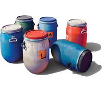 MIN24004 - Miniart 1:24 - Plastic Barrels 100L