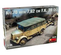 Miniart 1: 35 - Kfz.70 Truck with 7, 62 cm F.K. 39 (R)
