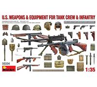 Miniart MIN35334 1:35-U.S. Weapons and Equipment (Tank Crew)