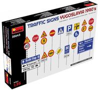 Miniart MIN35643 1:35-Traffic Signs Yugoslavia 1990's Scale Model ki (US IMPORT)