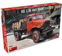 Miniart MIN38056 1:35-US 1,5t 4x4 G506 Flatbed Truck, Molded Color