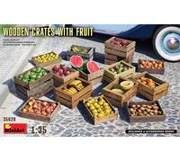 MiniArt MT35628 Wooden Crates with Fruit (16 Crates) 1:35