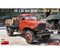 Miniart MIN38056 1:35-US 1,5t 4x4 G506 Flatbed Truck, Molded Color