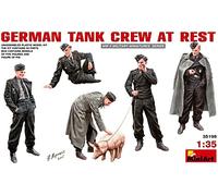 1:35 Revell 1/35 GERMAN TANK CREW AT REST Miniart Kit MIN35198 Model