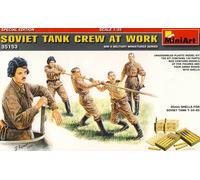 Miniart 1:35 Scale Soviet Tank Crew at Work (Special Edition) Plastic Model Kit