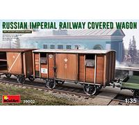 MiniArt Plastic Model Kit Russian Imperial Railway Covered Wagon MIN39002 1:35 scale