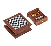 Miniatur Schach Set, Doll House Exquisite Minikess Set, Home Decoration with House Furniture, Lightweight for Dollhouse Scene