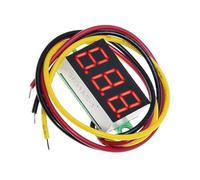 Miniature 0.36 Inch Voltages Gauges Easy To Read Screen Digital Voltmeter For Automotive & Motorcycle Circuit Testing Three Wire Voltmeter