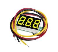 Miniature 0.36 Inch Voltages Gauges Easy To Read Screen Digital Voltmeter For Automotive & Motorcycle Circuit Testing Three Wire Voltmeter