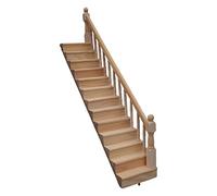 Miniature 1/12 Scale Doll House Staircase Model Wood DIY Kids Gifts Right Style 3