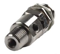 Miniature 2-Position 3-Way Pneumatic Valve for TAC-3P Series, M5×0.8 Thread, Normally Closed, Spring-Return Push Button Actuation, Metal Body, 0-0.9 MPa Air