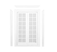 Miniature Accessories Set Real Opening Wood Door Realistic 1:12 Miniature Door For Toy Home Project