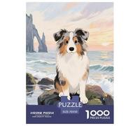 Miniature American Shepherd 1000 Piece Jigsaw Puzzle Educational Games Creative Pet Dog Jigsaw Puzzles Puzzle Game for Adults And Kids 70x50cm/1000pcs