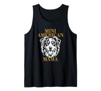 Miniature American Shepherd Mini Mama Dog Mom Womens Tank Top