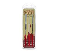 The Army Painter Miniature & Model Files, 3-Piece Diamond Small Metal File Set of Round File, Flat File and Triangular Metal File, Needle File Set for Metal, Resin, and Plastic Miniatures