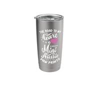Miniature Australian Shepherd Lover Toy Dog Mini Aussie Mom Stainless Steel Insulated Tumbler