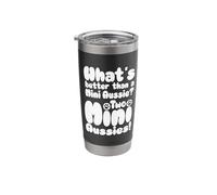 Miniature Australian Shepherd Lover Toy Dog Mini Aussie Mom Stainless Steel Insulated Tumbler