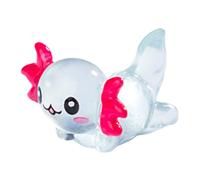 Miniature Axolotl Figures - Cute Axolotl Figurine Glow in the Dark Resin | Luminous Home Decorations, Safe Axolotl Figures for Desk, Shelf, Aquarium