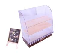 Miniature Bakery Case, Doll House Bakery Display,Doll House Display Cabinet - Realistic Fancy Game Game Shelves for Bedroom Living Room