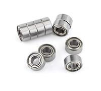 Miniature Ball Bearings, 10 Pcs Steel Double Shielded 685ZZ Mini Bearings for Small Hobby 5mm Shaft/rod Projects(5x11x5mm)