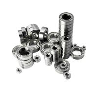 Miniature Ball Bearings 3x6x2.5 5x10x4 5x11x4 6x12x4 10x15x4 mm Bore 2mm 3mm 4mm 5mm 6mm 7mm 8mm 9mm 10mm Sealed Small Bearing(10Pcs,10x15x4mm)