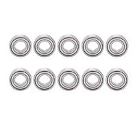 Miniature Ball Bearings Stainless Steel High Speed Low Noise S6205ZZ 52x25x15mm for Industrial Machinery Papermaking Equipment Railway Vehicles 10Pcs