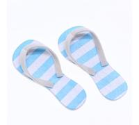 Miniature Beach Slipper - Wood 3 Pairs, Decorative Doll Prop, Realistic Summer Accessory | Great For Shelf Display Detail Use