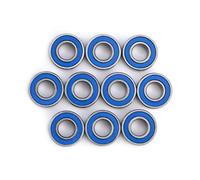 Miniature Bearing MR115-2RS 10pcs 5x11x4mm Double Shielded Deep Groove Ball Bearings for 3D Printer Quadcopter Model (Bearing Steel)