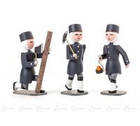 Miniature Bergleute Set 2 ( Pick Carpenters Pit Light ) H = Ca 5cm New