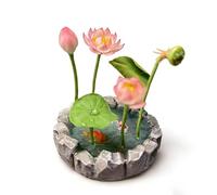 Miniature Book Flowers Miniature Rose Growing From Book Handmade Clay Flowers Sculpture Vintage Books With A Bloom That Lasts A Lifetime(D)