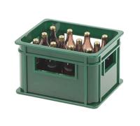 Miniature Bottle Ornaments - Beer Wine Display Box | Tiny Decorative Bottles For Fairy Gardens, Bars, Tables, Photos, Crafting, Collecting, Themed Parties, Home Decoration, Pub Accessories For Men