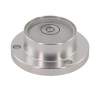 Miniature Bubble Level with Flange Mount Carbon Fiber Body for Electronic Measuring Devices Compact 30x20x11mm High-Precision Leveling Tool White or Green(white)