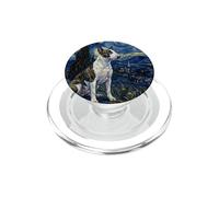 Miniature Bull Terrier Dog Van Gogh Starry Night PopSockets PopGrip for MagSafe
