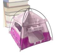 Miniature Camping Tent - Camping Model for Imaginative Play with Children Boys Girls | Cloth Build with Realistic Design, Photography Prop, Portable Setup, Home Outdoor Garden Display Use