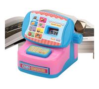 Miniature Cash Register Toy - Realistic Interactive Play Cash Register Set, Educational Pretend Role Plays Toys, Durable Kids Learning Cashes Machine | Fun Classroom Birthday Party Toy for Children St
