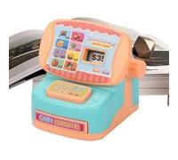 Miniature Cash Register Toy - Realistic Interactive Play Cash Register Set, Educational Pretend Role Plays Toys, Durable Kids Learning Cashes Machine | Fun Classroom Birthday Party Toy for Children St