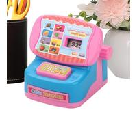 Miniature Cash Register Toy - Realistic Interactive Play Cash Register Set, Educational Pretend Role Plays Toys, Durable Kids Learning Cashes Machine | Fun Classroom Birthday Party Toy for Children St