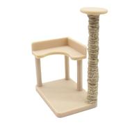 Miniature Cat Climbing Rack - 1:12 Scale doll house, Handmade Tiny Cat Tree Decoration, Scenic Landscape Accessory | Creatives Modern Design doll house Supplies With Farm Animal Toys