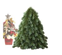 Miniature Christmas Tree Table - Holiday Ornament with Bow, Artificial Tree Table Decoration | for Indoor and Outdoor Party Bedroom Living Room Office Dorm Garden Yard Porch Patio