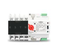Miniature Circuit Breaker 1 Pcs Din Rail 2P 3P 4P ATS Dual Power Automatic Transfer Switch Electrical Selector Switches Uninterrupted 63A 100A(3,125A)