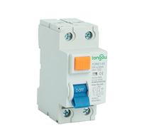 Miniature Circuit Breaker 2P 16A 63A 10mA 30mA 100mA 6KA 230V Electromechanic Residual Current Circuit Breaker Differential Safety Switch(2Pole 100mA,20A)