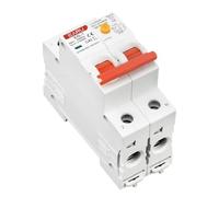 Miniature Circuit Breaker 2P 30mA AC A B Type RCBO RCCB MCB Electronic Residual Current Circuit Breaker Over Short Leakage Protection EV Charger(Type AC 30mA,40A)