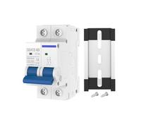 Miniature Circuit Breaker 2Pole 10A 16A 20A 25A 32A 40A 50A 63A 500V Thermal Magnetic Trip Din Rail Mount Switch(10A)