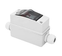Miniature Circuit Breaker, 50A DC Disconnecter Switch Waterproof Transparent Window 6000A Breaking Capacity 1000V for Power Generation System Automatic switch