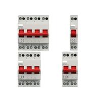 Miniature Circuit Breaker Circuit Breaker Switch 1/2/3/4P 40A/63A 50/60Hz Switch Load and break the circuit Household safety(63a,4)